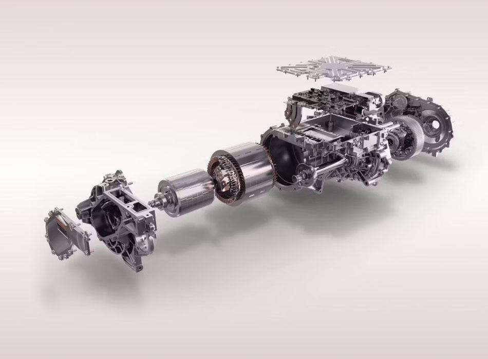 Cut away image of a Zeekr electric motor
