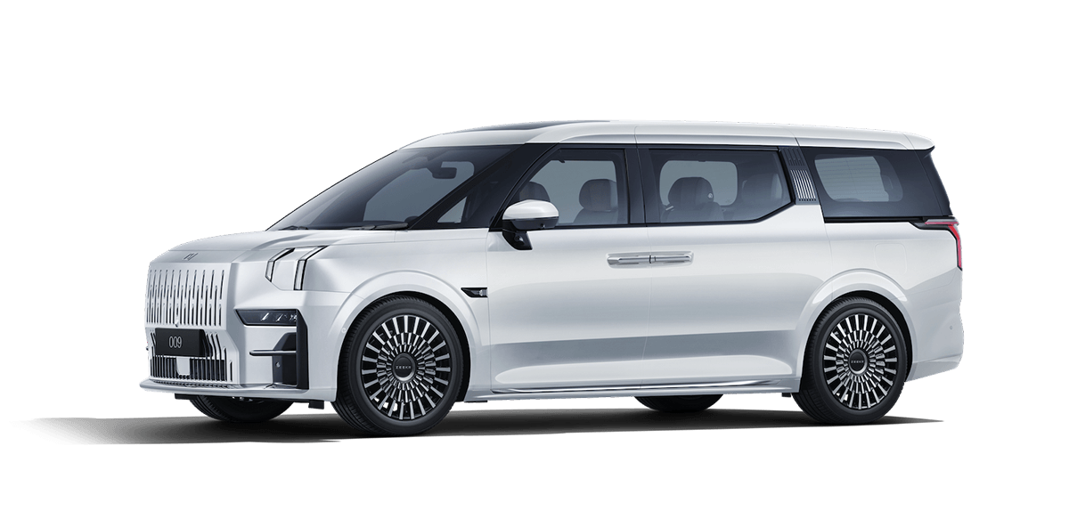 Front 3/4 render of a Zeekr Crystal White paint finish
