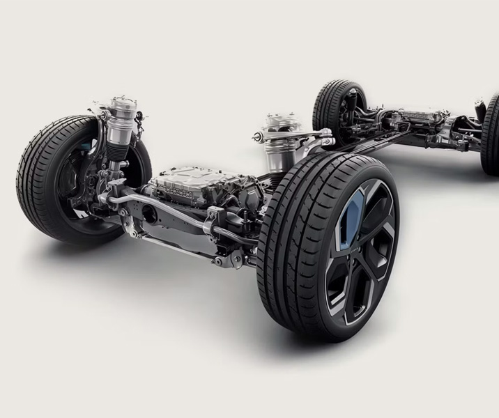 3D render of a Zeekr GT EV platform
